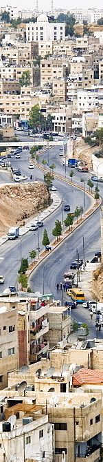 View over city, Amman, Jordan, Middle East